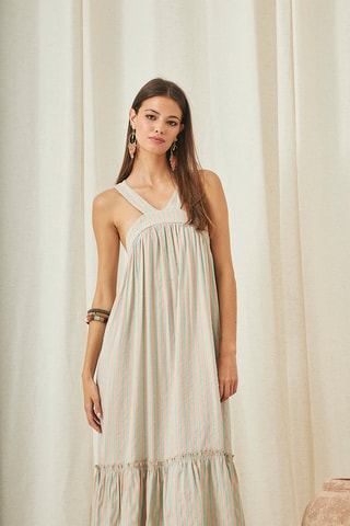 Robe longue Salak - Rose