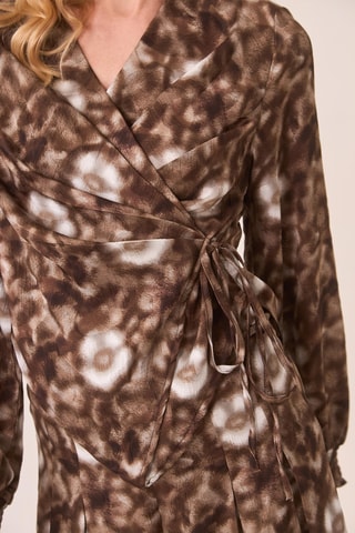 Blouse portefeuille Kalan - Gris