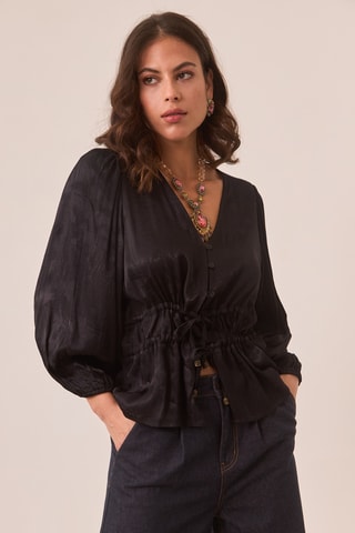 Blouse Hibis - Noir