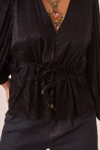 Blouse Hibis - Noir