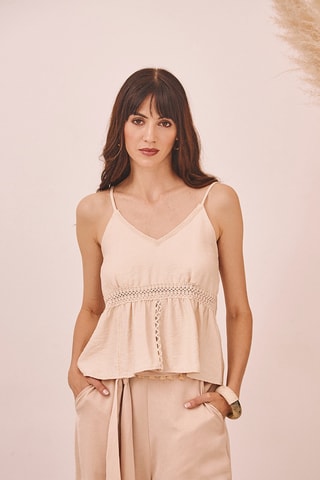 Top Lima - Beige