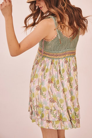 Robe patineuse Elaine - Vert d'eau