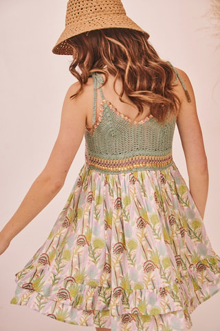 Robe patineuse Elaine - Vert d'eau