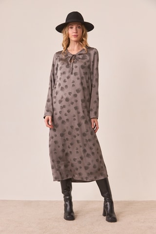 Robe longue Suly - Gris