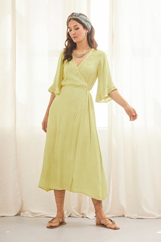 Robe portefeuille Tiqar - Vert