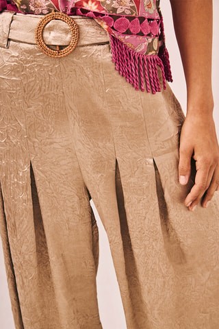 Pantalon large Kary - Beige