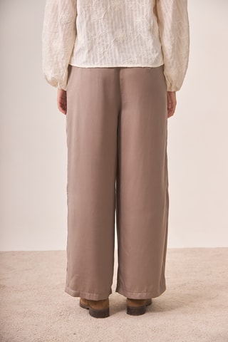 Pantalon wide legs Paipin - Beige