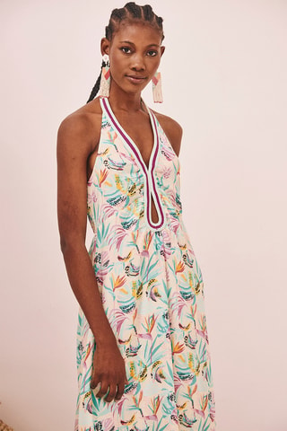Robe longue Liliana - Turquoise