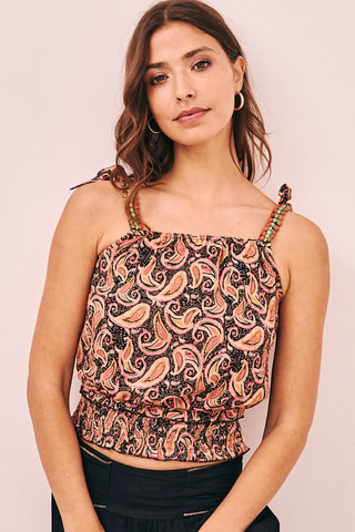 Crop top Pinya - Noir
