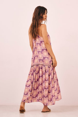 Robe longue Runa - Violet