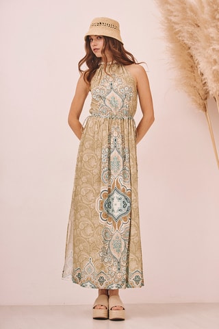 Robe longue Pilku - Vert