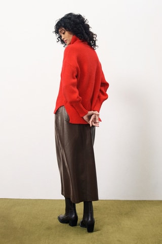 Pull en laine Arette - Rouge