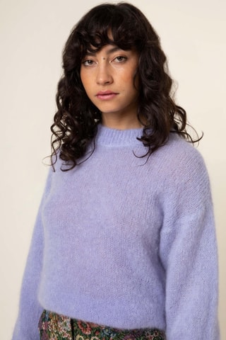 Pull en cachemire et laine Klea - Violet