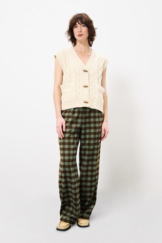 Gilet sans manches en laine Medea - Beige