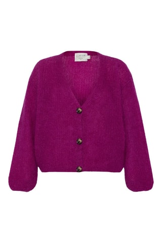 Gilet en mohair et laine Enorah - Violet
