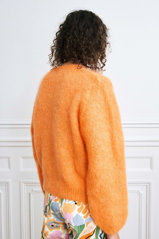 Gilet en laine  - Orange 