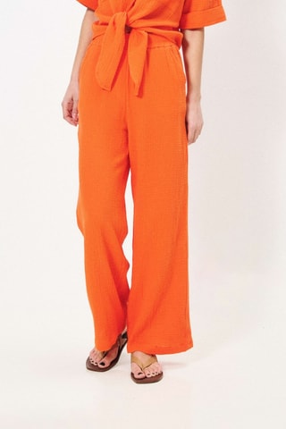 Pantalon droit  - Orange 