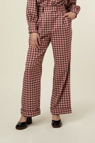 Pantalon taille haute Palmier - Rose