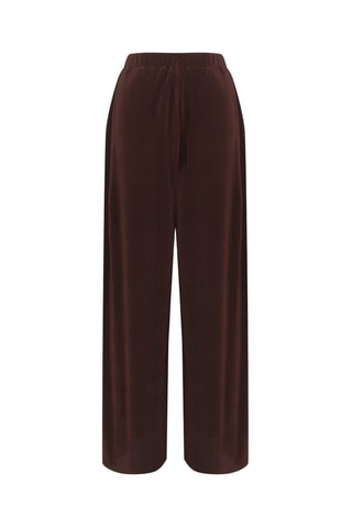 Pantalon plissé Adema - Marron foncé