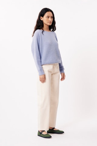 Jean droit taille haute Agatha - Ecru