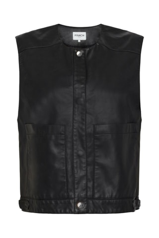 Veste sans manches Eleonore - Noir