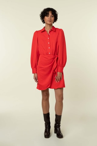 Robe chemise Odelie - Rouge