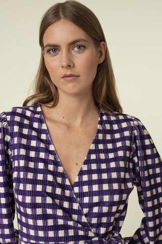 Robe portefeuille Acela - Violet