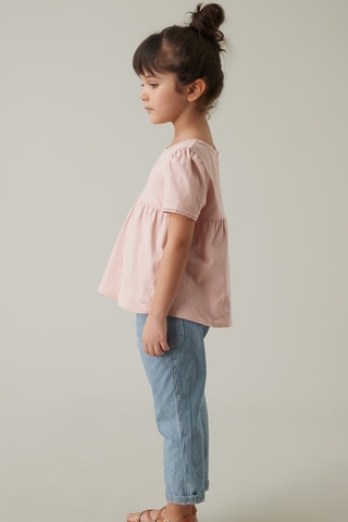 T-shirt en coton biologique - Rose