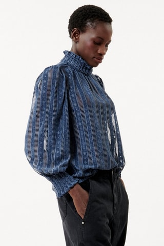 Blouse Lan - Indigo