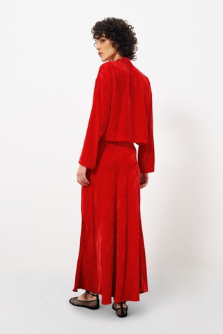 Jupe midi Colomba - Rouge