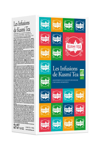 Surtido de 24 bolsas Les Infusions de Kusmi Tea ecológico - 48 g