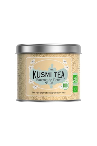 Té Bouquet de Fleurs N.º 108 ecológico - Bergamota e ylang ylang - Lata de metal - 100 g