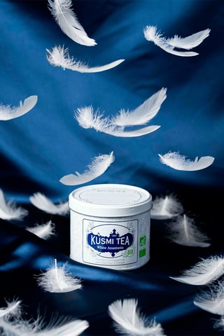 Té White Anastasia ecológico - Bergamota y azahar - Lata de metal - 90 g