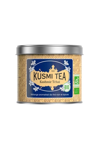Té Kashmir Tchaï ecológico - Receta tradicional india - Lata de metal - 100 g
