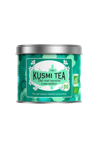 Té verde menta-pepino ecológico - Lata de metal - 100 g