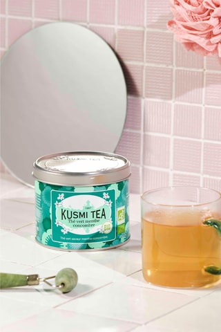 Té verde menta-pepino ecológico - Lata de metal - 100 g