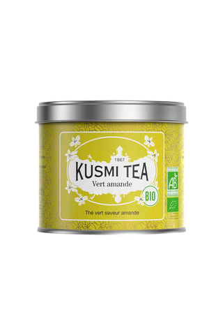 Té verde almendra ecológico - Lata de metal - 100 g