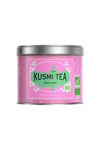 Té verde rosa ecológico - Lata de metal - 100 g