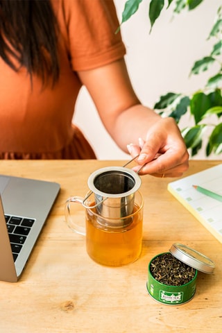 Filtro para té de acero inoxidable