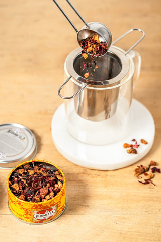 Filtro para té de acero inoxidable