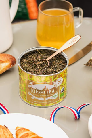 Té verde jengibre-limón ecológico - 100 g