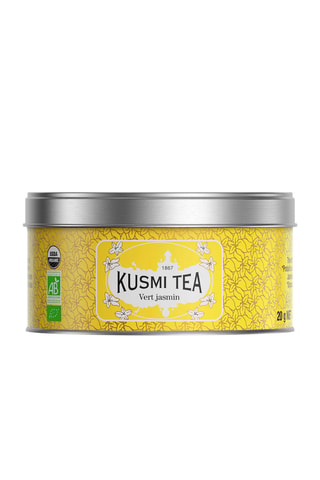 Té negro Kashmir Tchaï ecológico - 20 g, Té verde jazmín ecológico - Miniatura 20 g y Té Label Imperial ecológico - Naranja, canela, cardamomo y jengibre - Lata de metal - 20 g