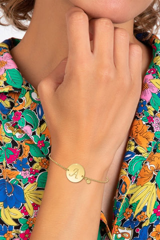 Bracelet Diamant - Lettre au choix