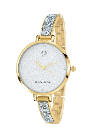 Montre à quartz en métal - Doré