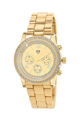Montre à quartz en métal - 
Doré