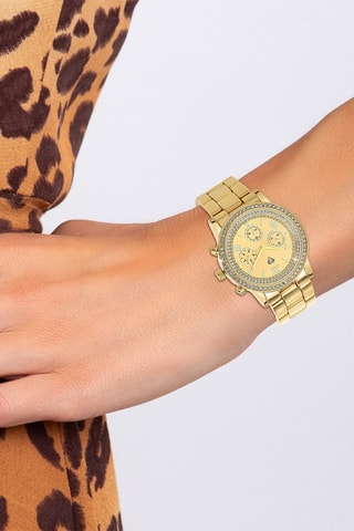 Montre à quartz en métal - 
Doré