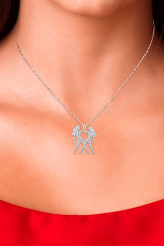 Collier signe astrologique - 
Cristaux de Bohème