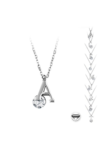 Collier Alphabet - Cristaux de Bohème - Modèle au choix