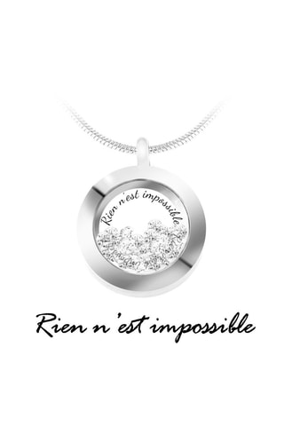 Collier Rien n'est impossible - Argenté