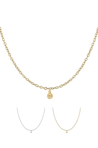 Collier Diamant - Coloris au choix